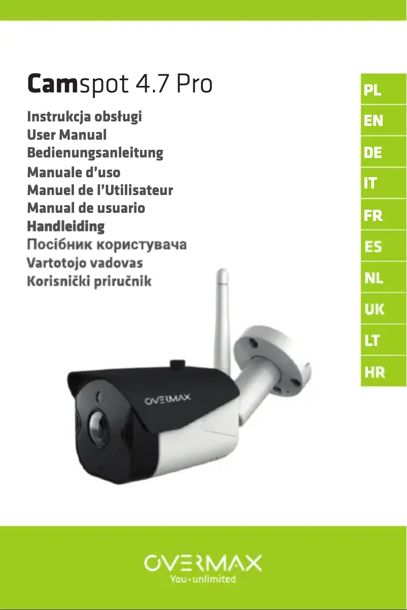 Página 1 del manual Manual de usuario Overmax Camspot 4.7 Pro