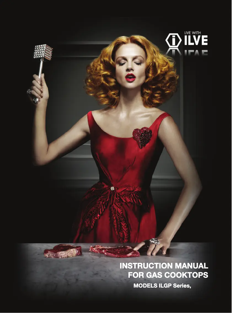 Page n°1 - Manuel utilisateur Ilve ILGP92X