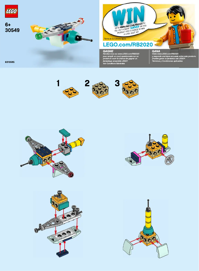 Page n°1 - Manuel utilisateur Lego 30549