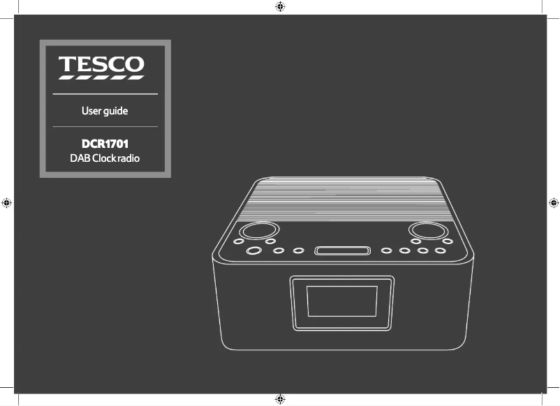 Página 1 del manual Manual de usuario Tesco DCR1701