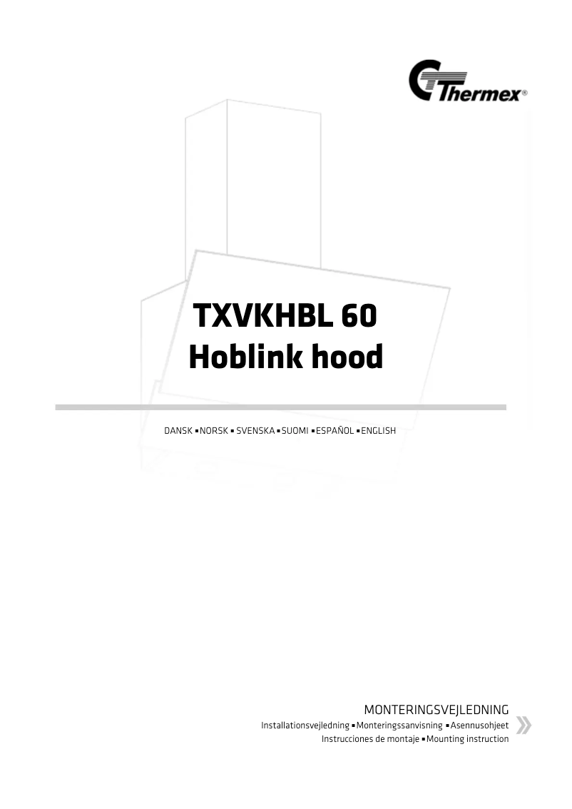 Page n°1 - Manuel utilisateur Thermex TXVKHBL 60