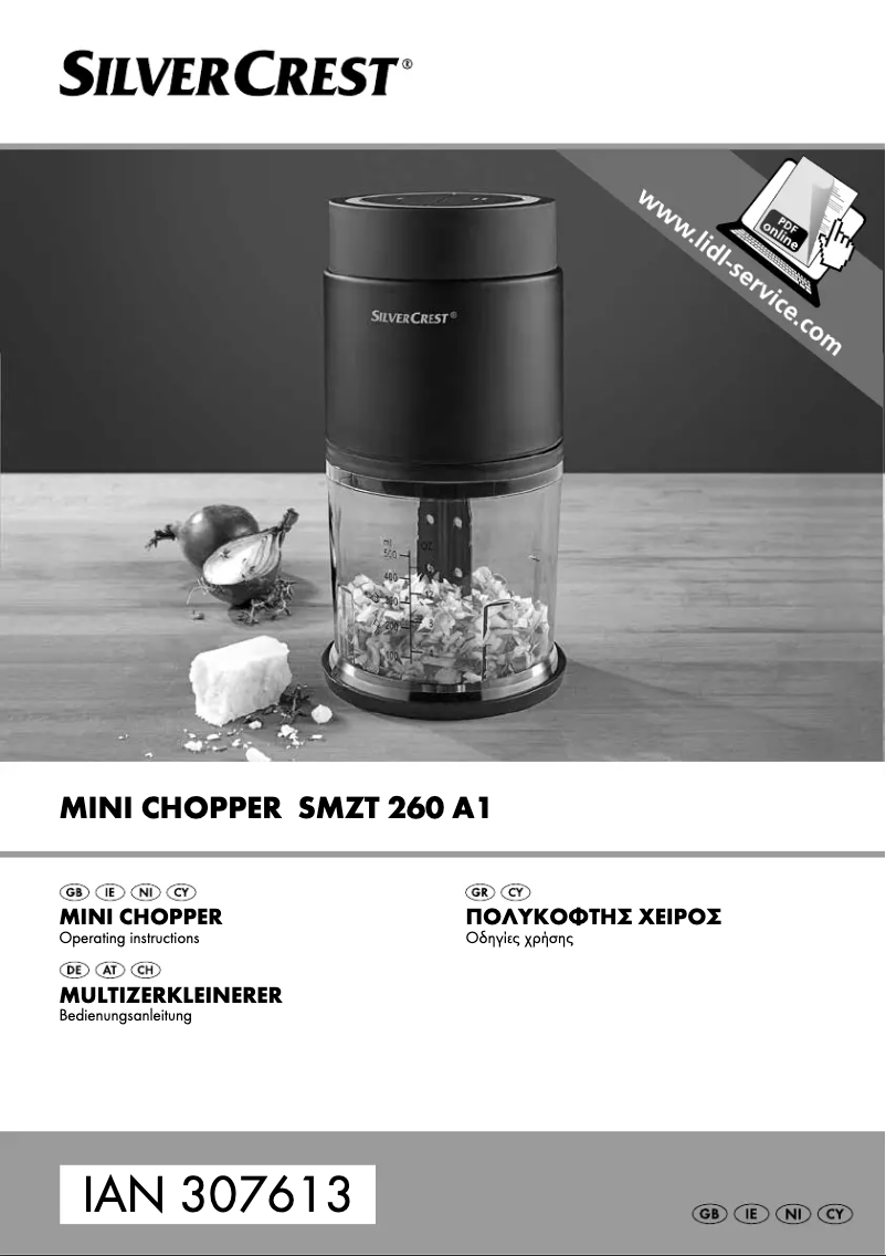 Page 1 de la notice Manuel utilisateur SilverCrest SMZT 260 A1