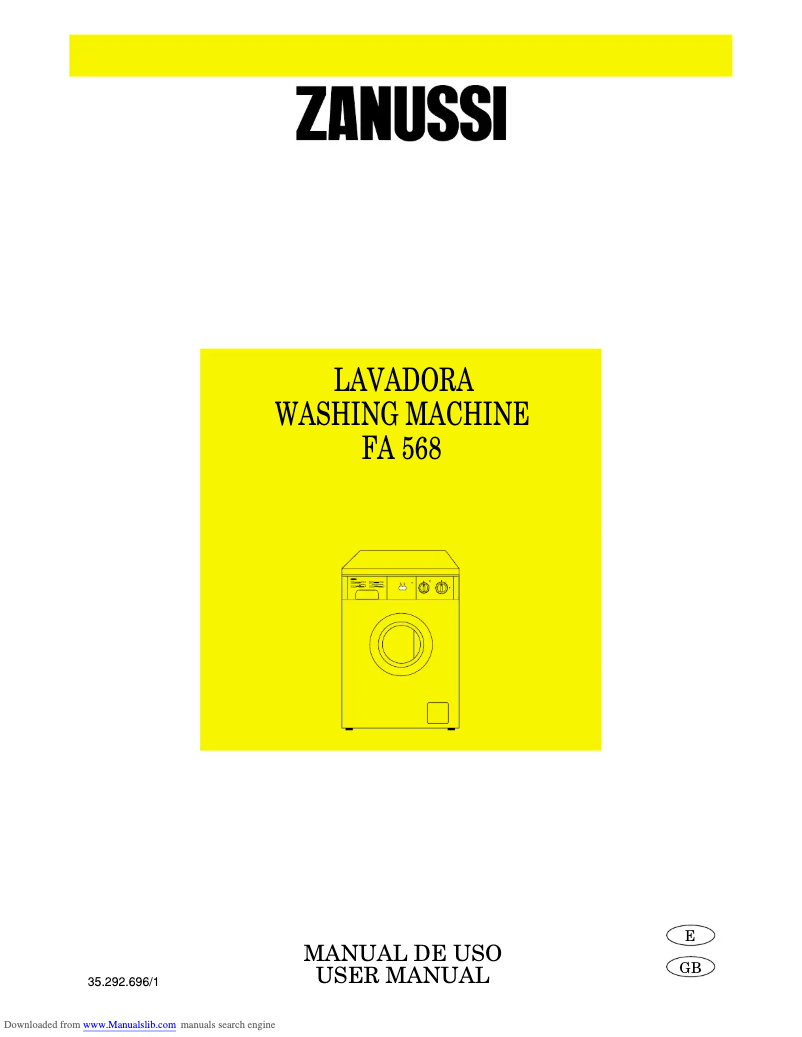 Image de la première page du manuel de l'appareil FA 568