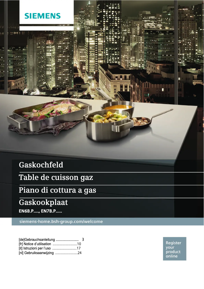 Image de la première page du manuel de l'appareil EN6B6PB80