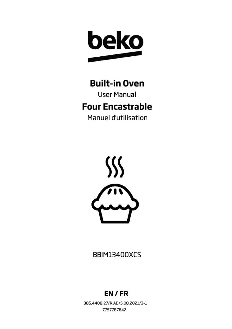 Page 1 de la notice Manuel utilisateur Beko BBIM13400XCS