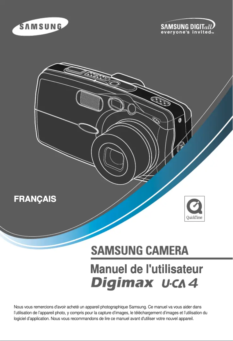 Imagen de la primera página del manual del dispositivo Digimax UCA4