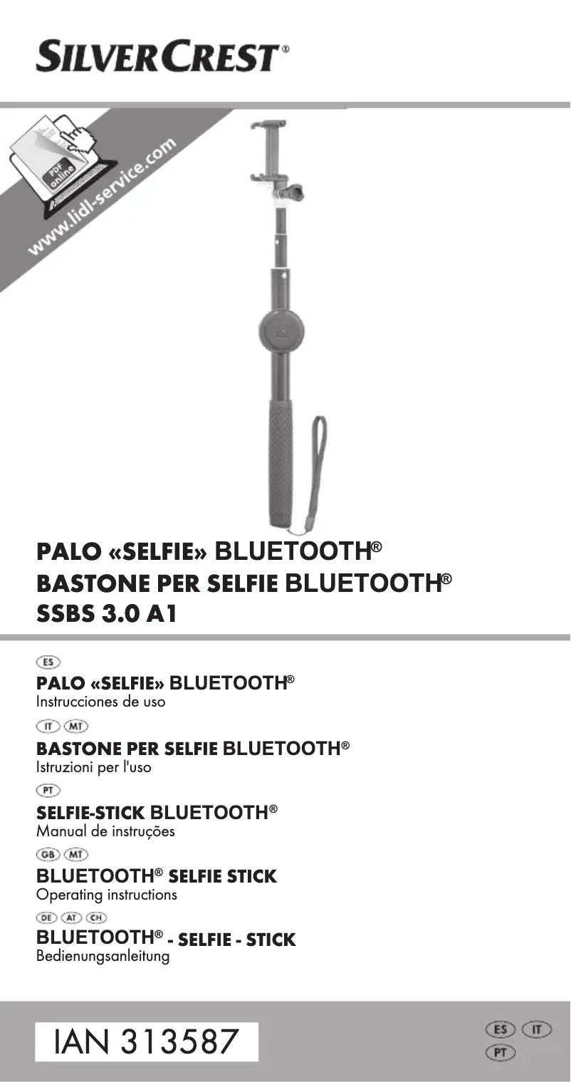 Page n°1 - Manuel utilisateur SilverCrest SSBS 3.0 A1
