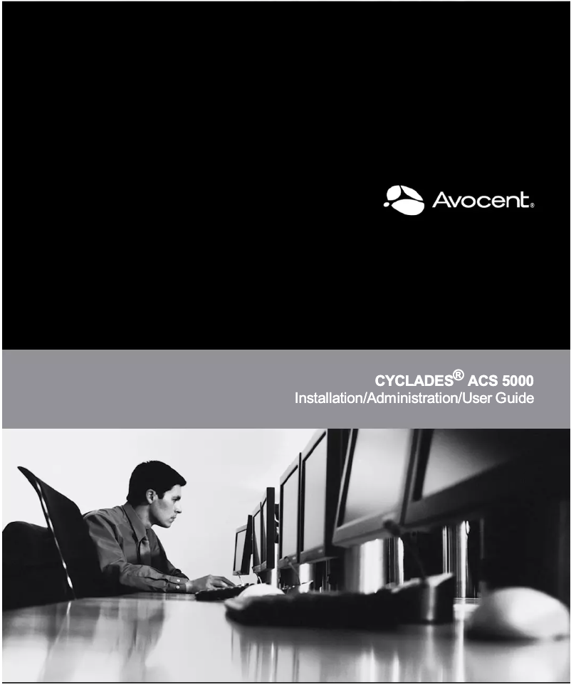 Page 1 de la notice Manuel utilisateur Avocent ACS5048DAC-001