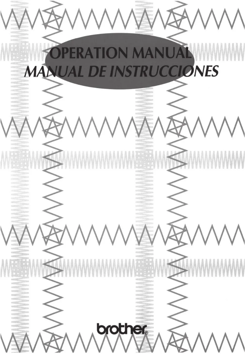 Page 1 de la notice Manuel utilisateur Brother VX 561S