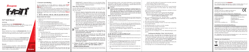 Page n°1 - Manuel utilisateur Graupner Hawk 12