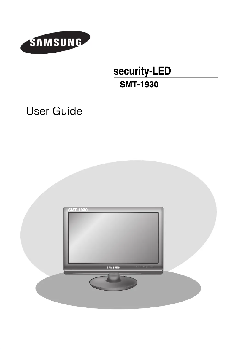 Page 1 de la notice Manuel utilisateur Samsung SMT-1930