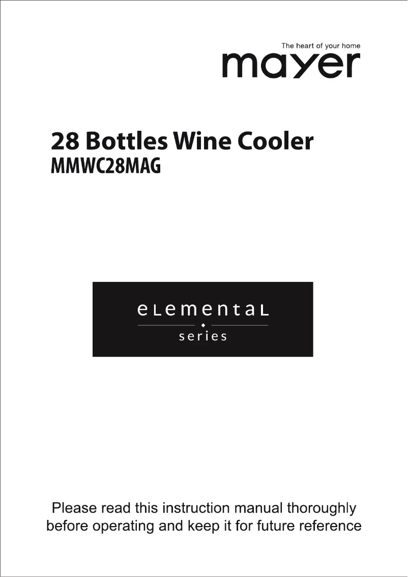 Image de la première page du manuel de l'appareil MMWC28MAG