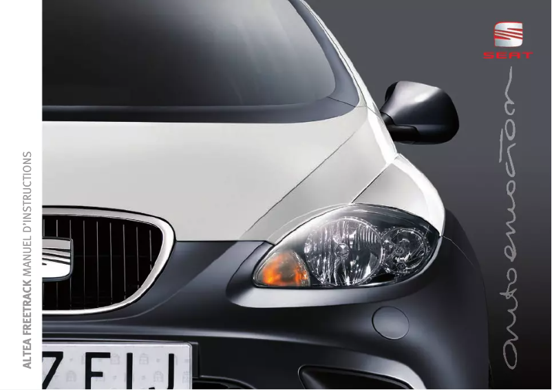 Page 1 de la notice Manuel utilisateur Seat Altea Freetrack (2011)