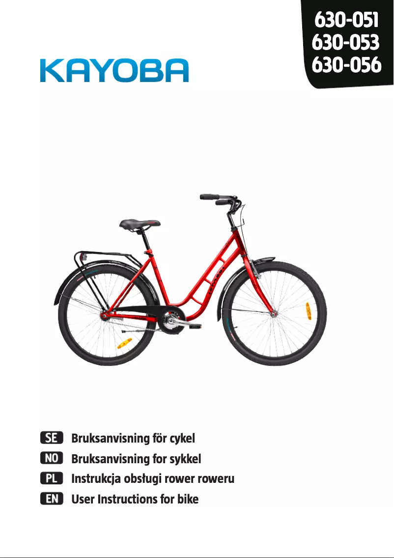 Page 1 de la notice Manuel utilisateur Kayoba Swan 630-053