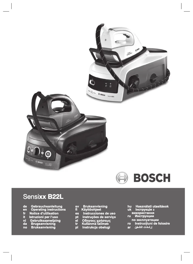 Página 1 del manual Manual de usuario Bosch Sensixx B22L TDS2211