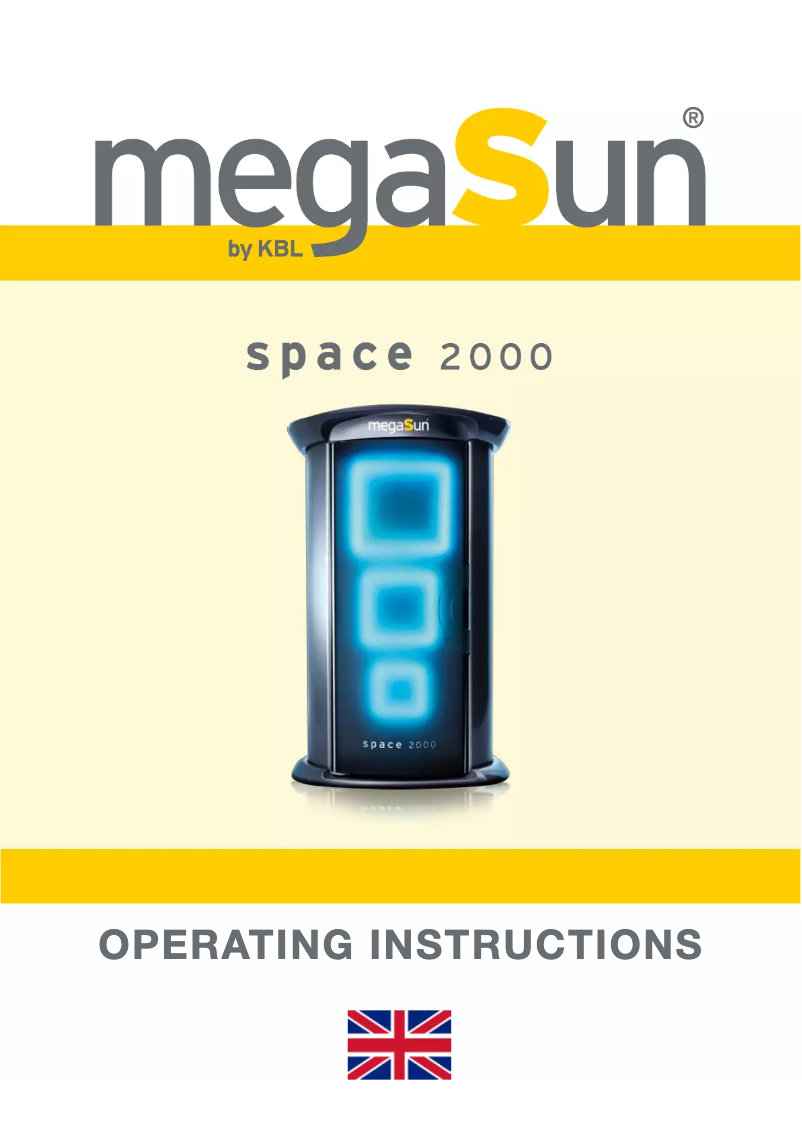 Page n°1 - Manuel utilisateur Megasun Space 2000