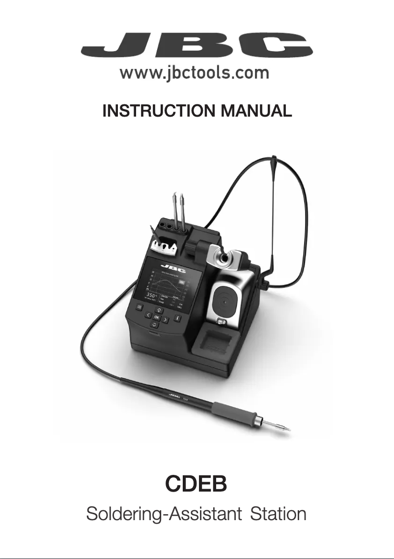 Página 1 del manual Manual de usuario JBC CDE-2BQA