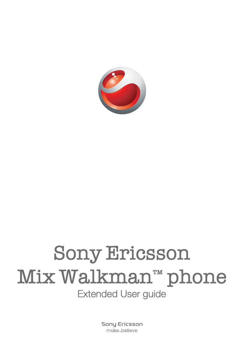 Page 1 de la notice Manuel utilisateur Sony Mix Walkman CallYaBox
