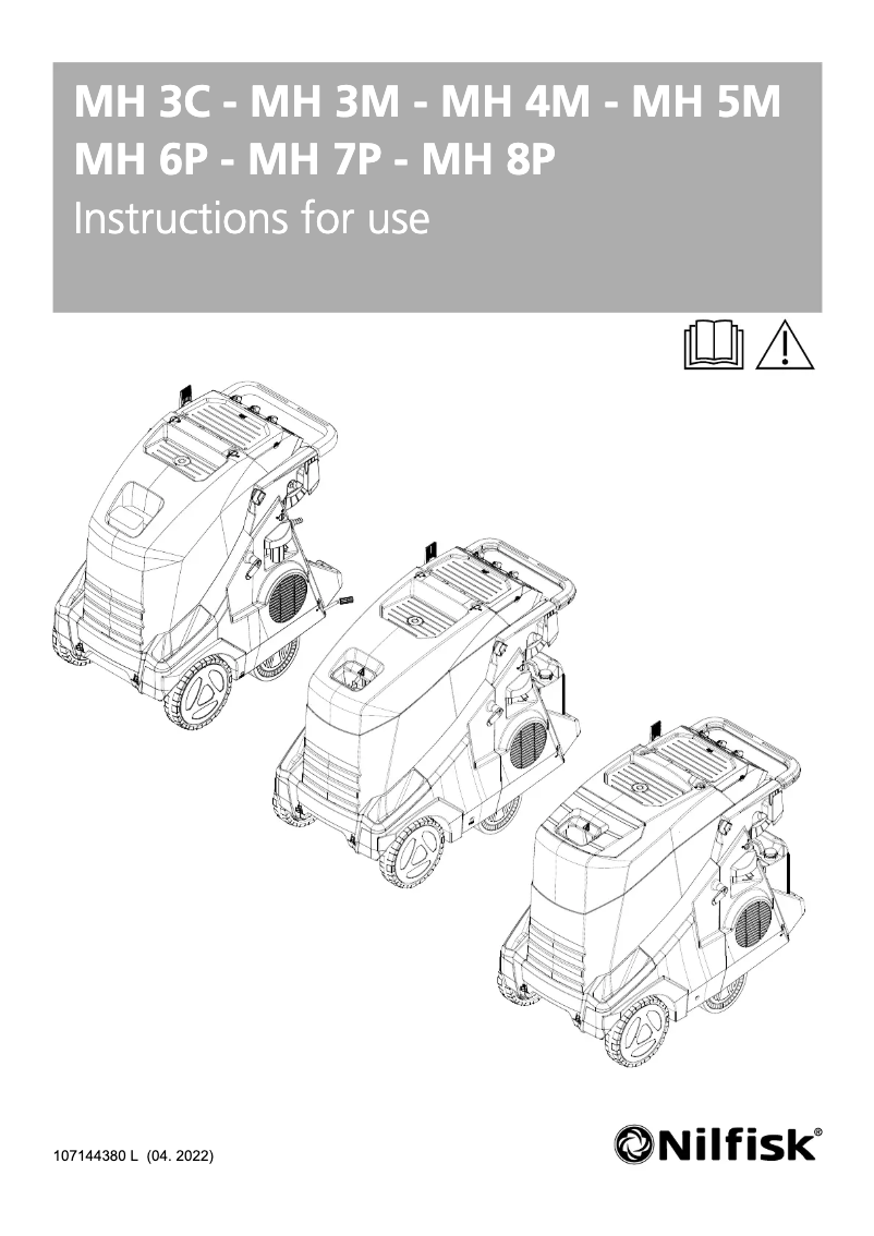 Image de la première page du manuel de l'appareil MH 8P