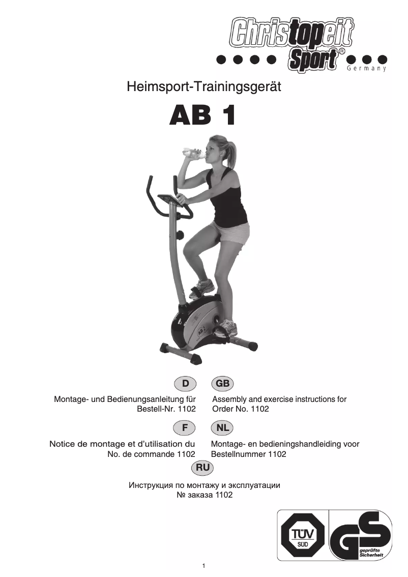 Page n°1 - Manuel utilisateur Christopeit AB 1