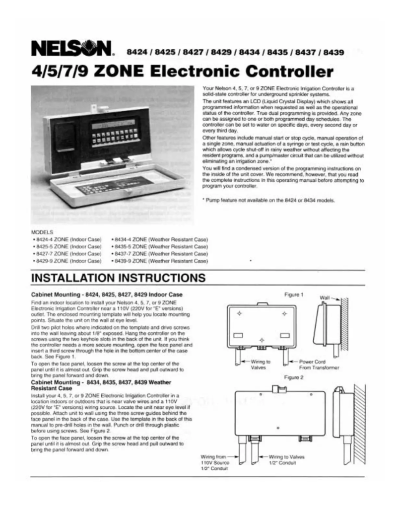 Image de la première page du manuel de l'appareil 8427 Zone