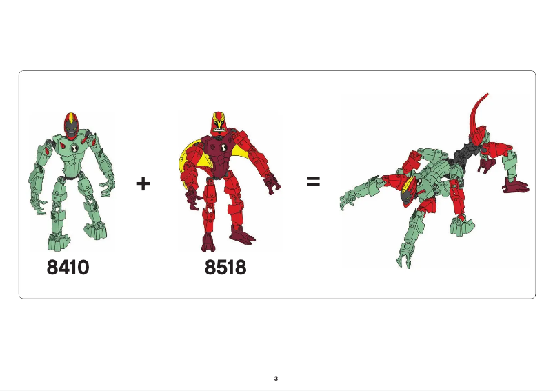 Page 1 de la notice Manuel utilisateur Lego Swampfire