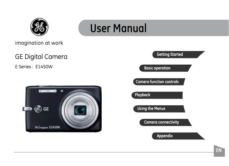 Page 1 de la notice Manuel utilisateur GE E1450W