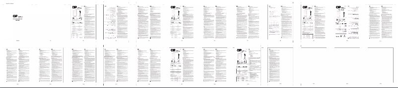 Image de la première page du manuel de l'appareil GP352