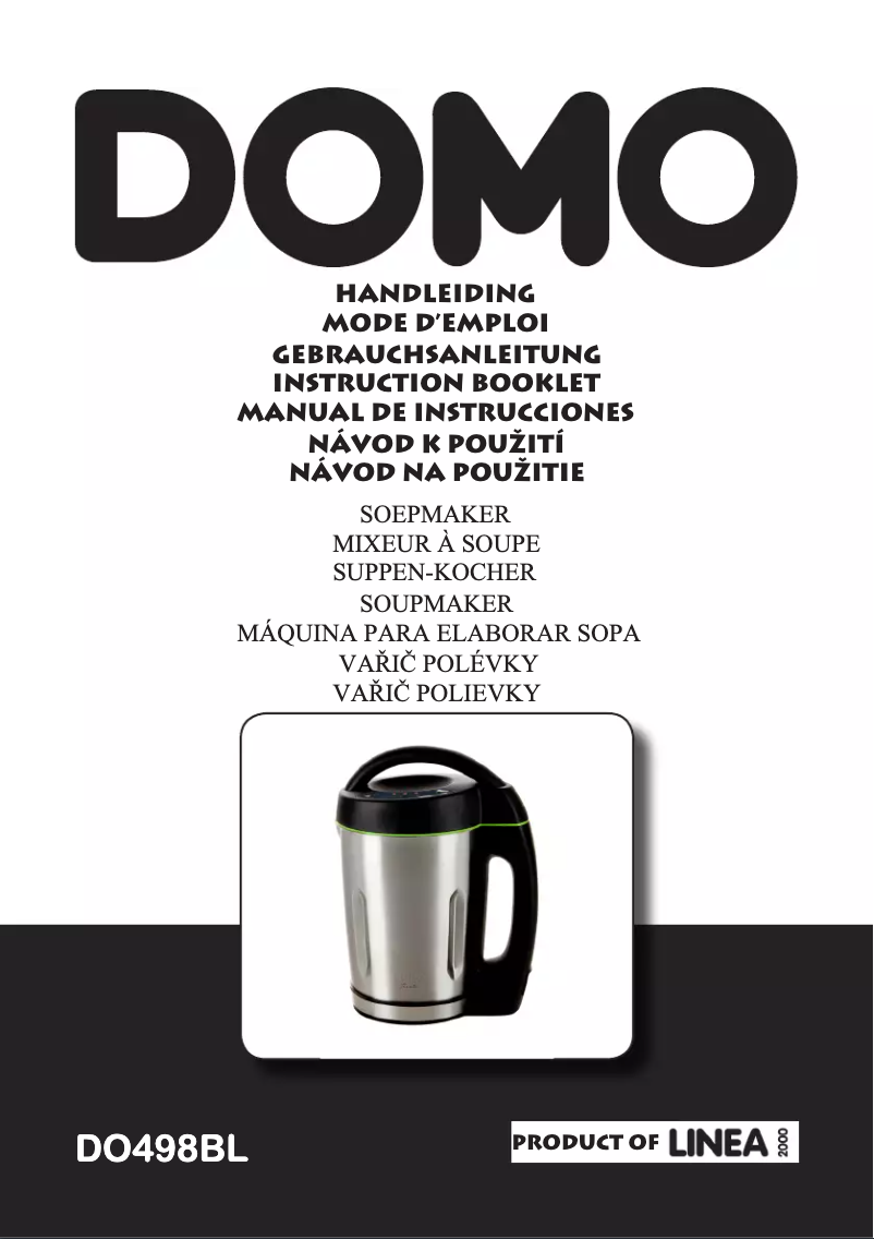 Page n°1 - Manuel utilisateur Domo DO498BL