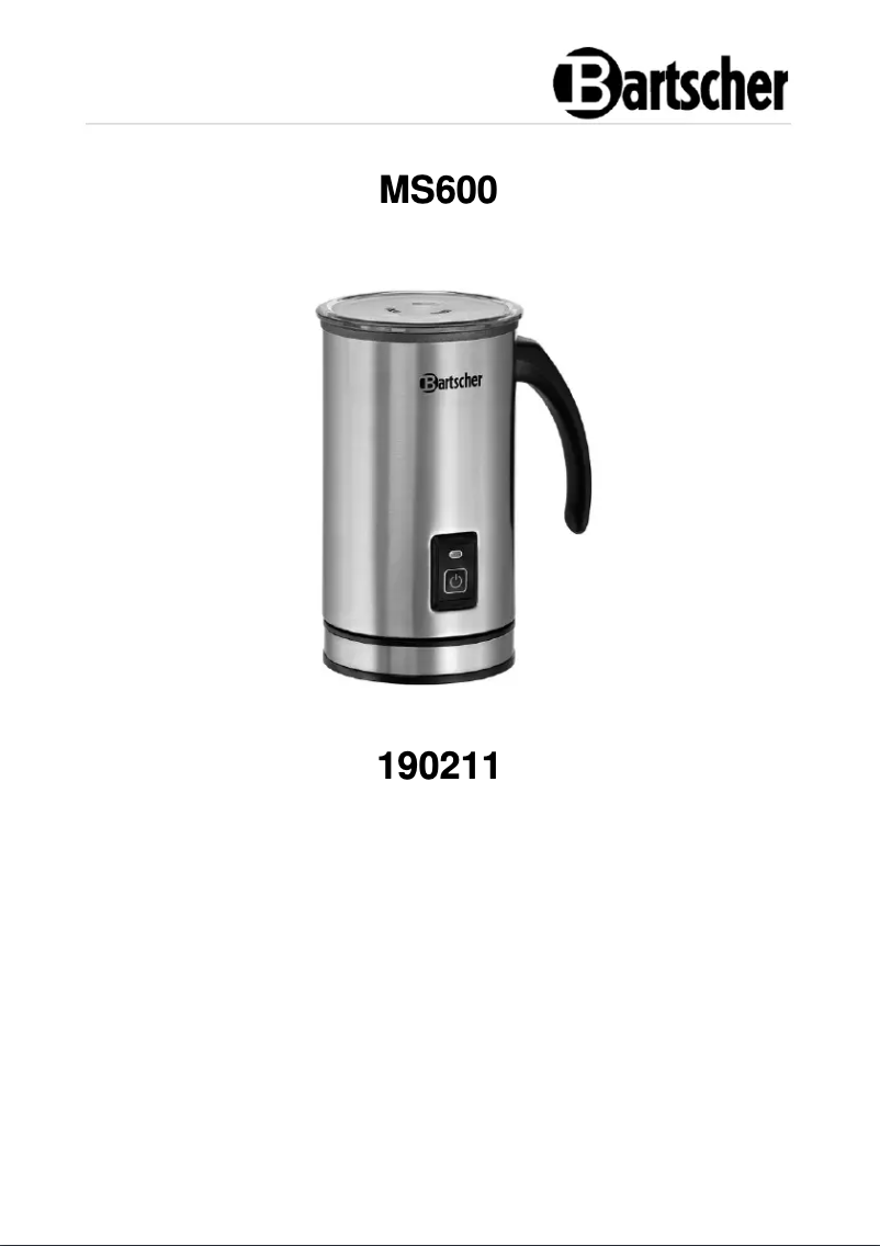 Imagen de la primera página del manual del dispositivo MS600