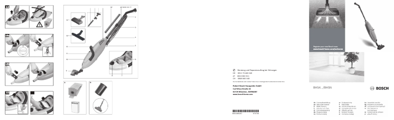 Page 1 de la notice Manuel utilisateur Bosch Flexa BHS4N4