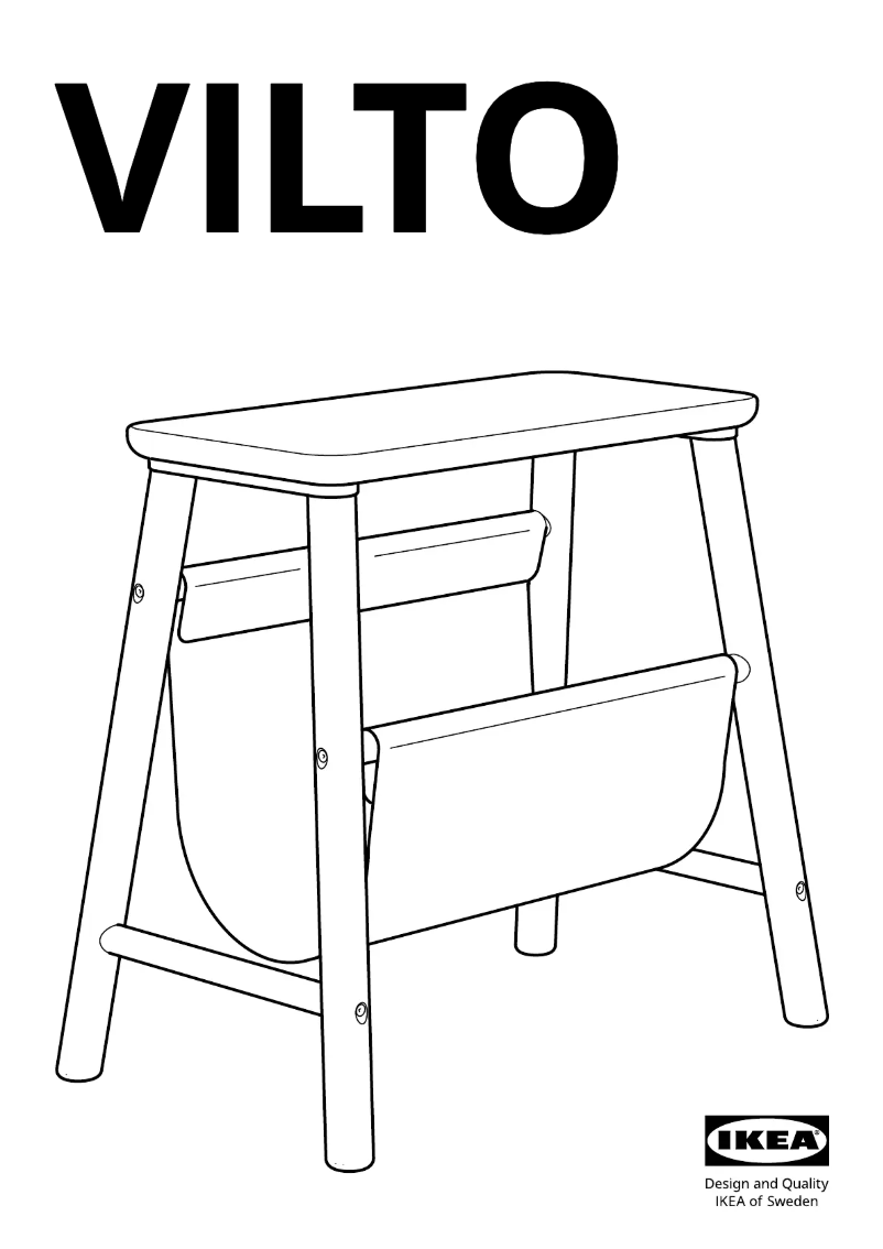 Page 1 de la notice Manuel utilisateur Ikea VILTO 203.444.50
