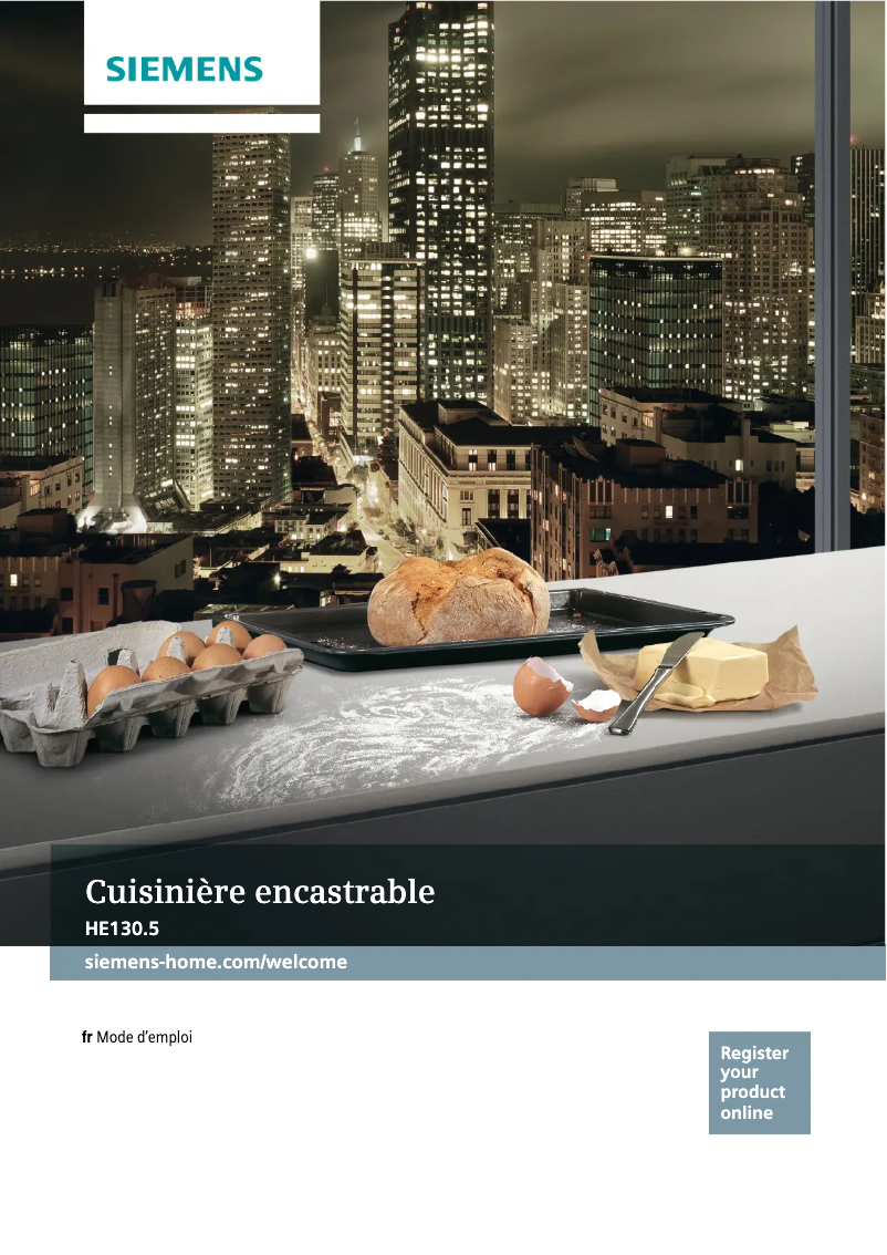 Image de la première page du manuel de l'appareil HE13045