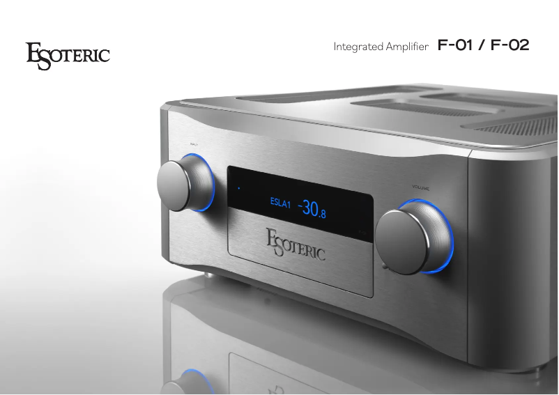 Page 1 de la notice Brochure Esoteric PS-01F