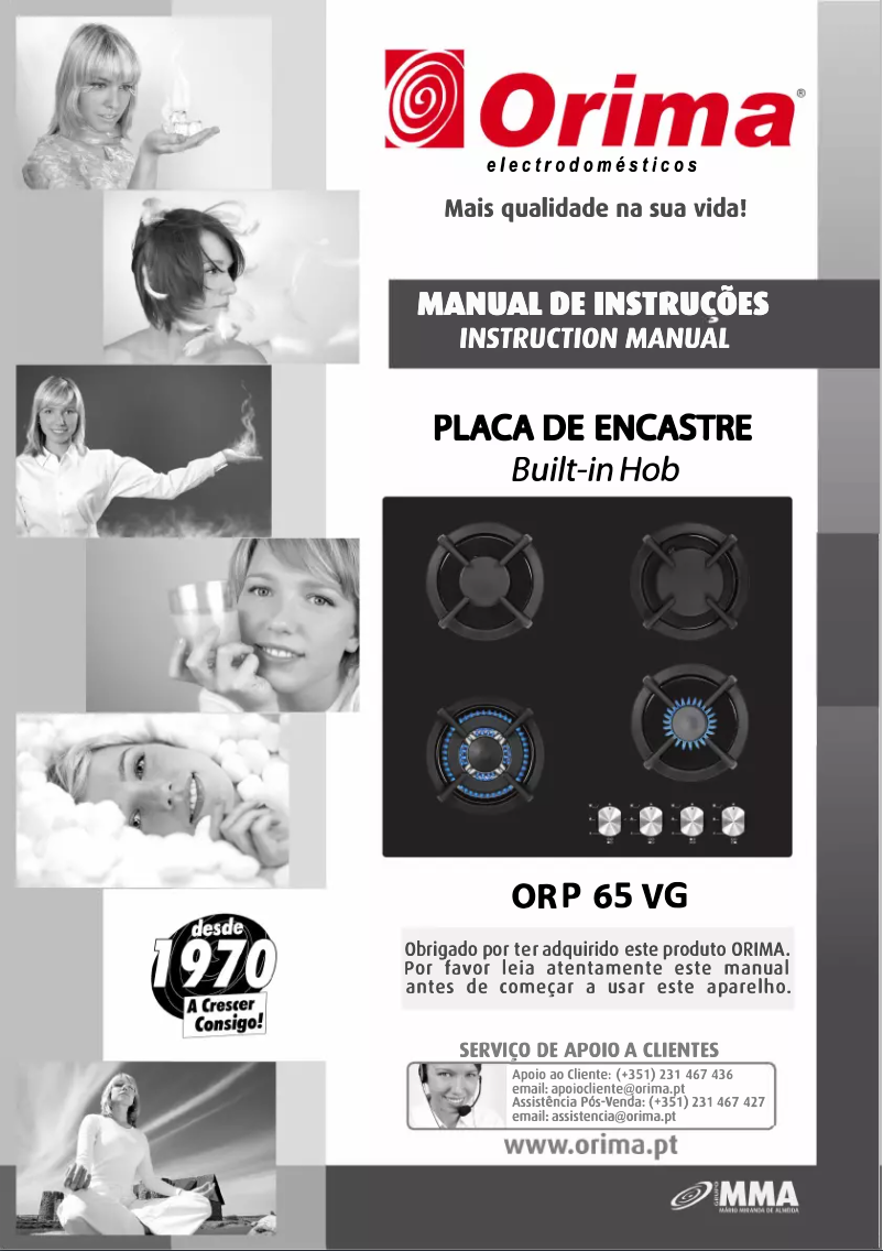 Page 1 de la notice Manuel utilisateur Orima ORP 65 VG