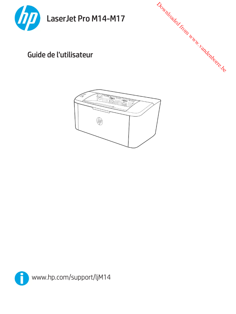 Page 1 de la notice Manuel utilisateur HP LaserJet Pro M15w