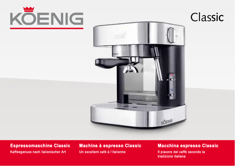 Page 1 de la notice Manuel utilisateur Koenig B03106