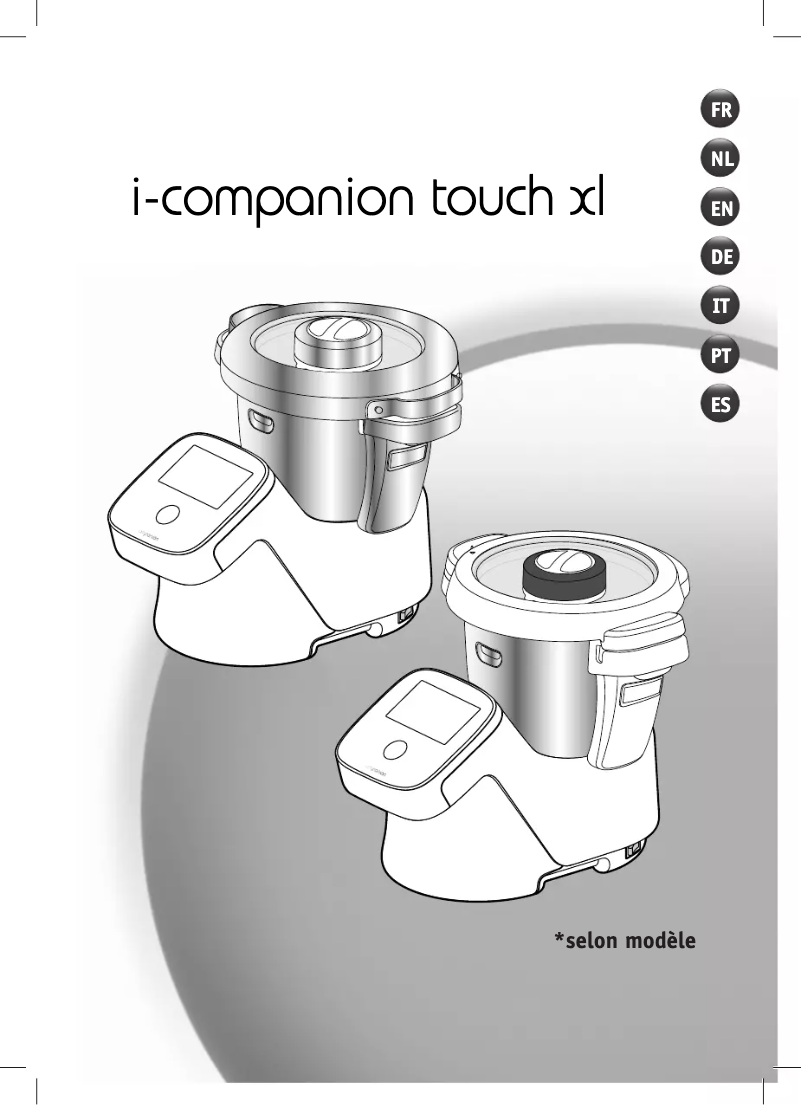 Page 1 de la notice Manuel utilisateur Moulinex I-Companion Touch XL YY4637