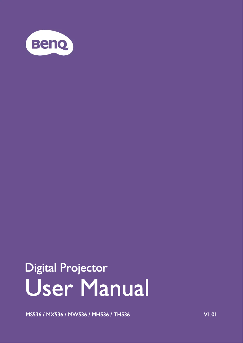 Image de la première page du manuel de l'appareil MH536