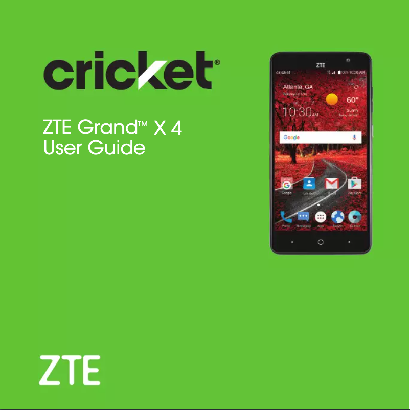 Page n°1 - Manuel utilisateur ZTE Grand X 4