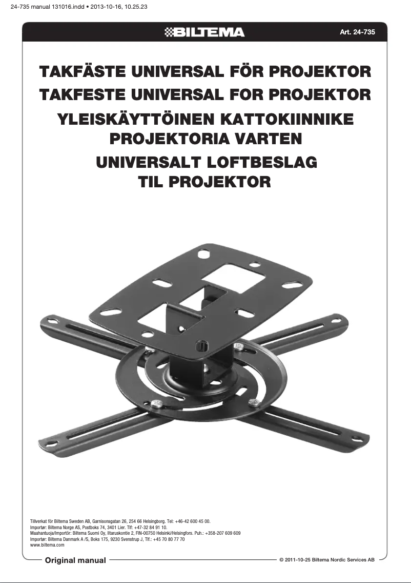 Image de la première page du manuel de l'appareil 24-735