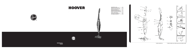 Page n°1 - Manuel utilisateur Hoover Diva DVE02BL 011