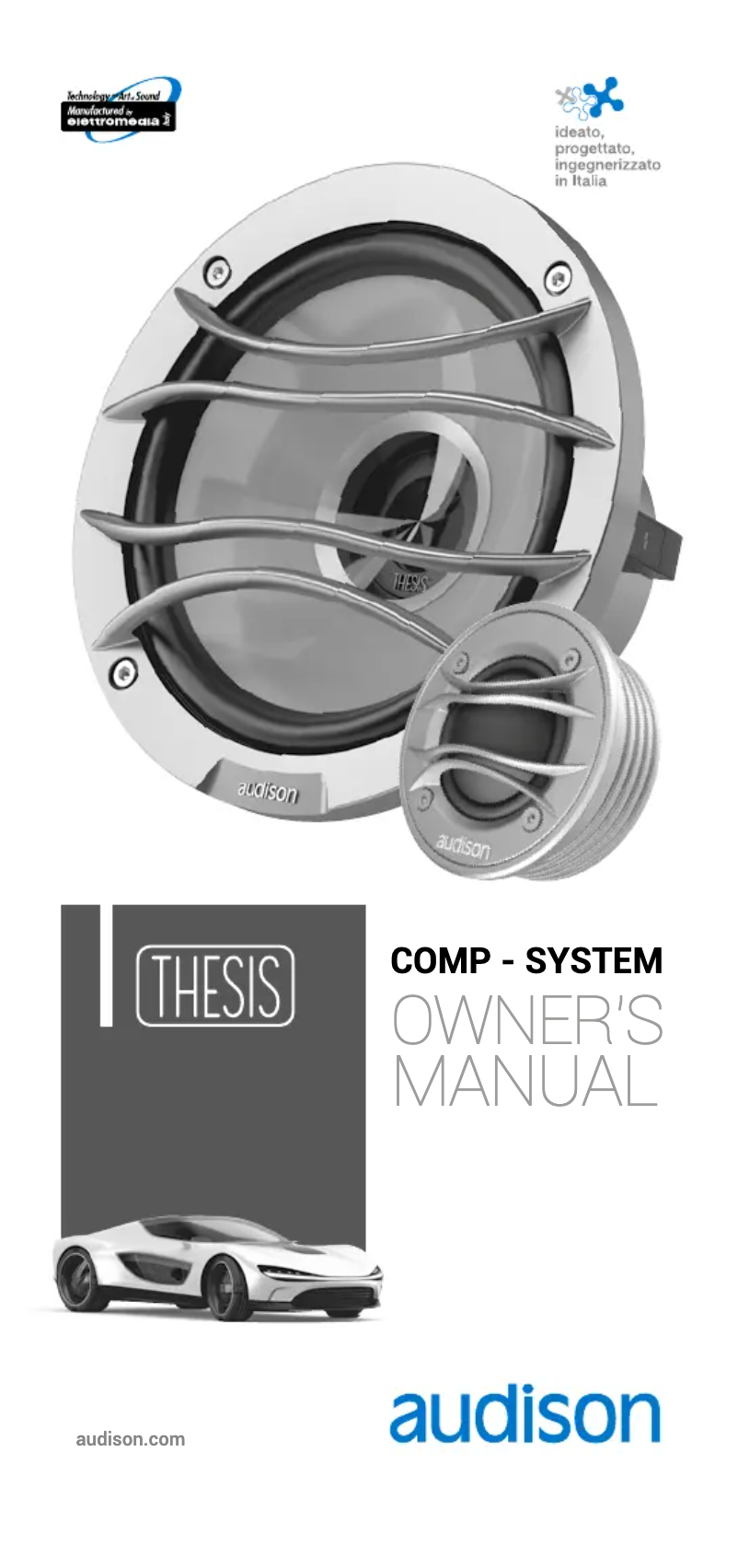 Page n°1 - Manuel utilisateur Audison Thesis TH 3.0 II
