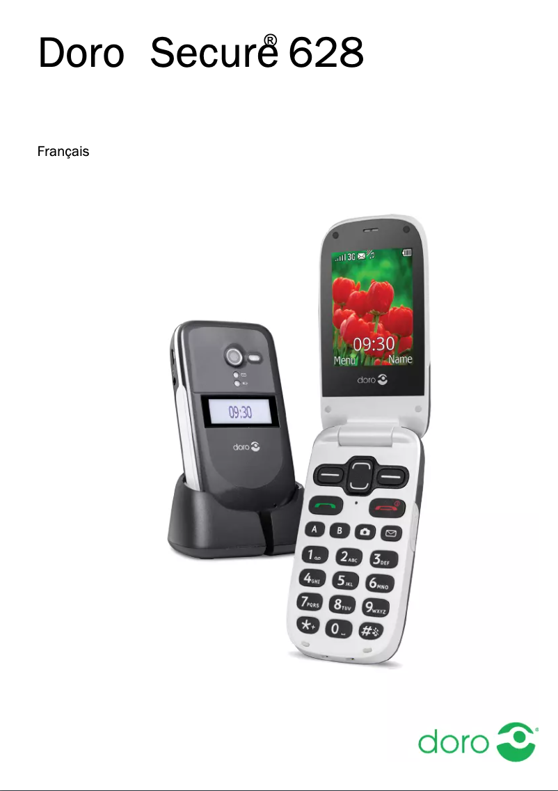 Page 1 de la notice Manuel utilisateur Doro Secure 628