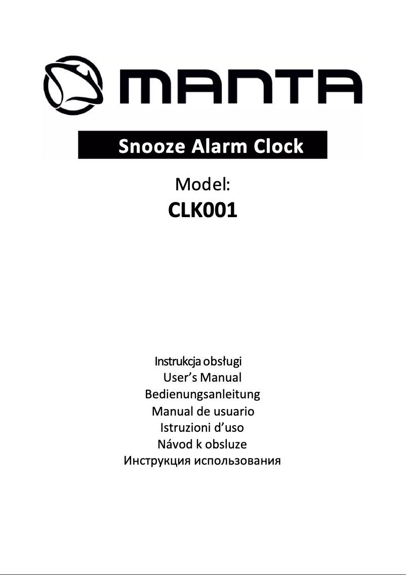 Imagen de la primera página del manual del dispositivo CLK001