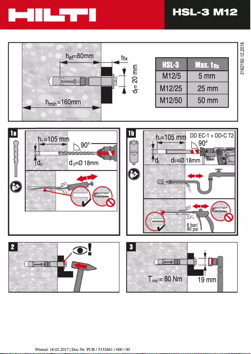 Página 1 del manual Manual de usuario Hilti HSL-3