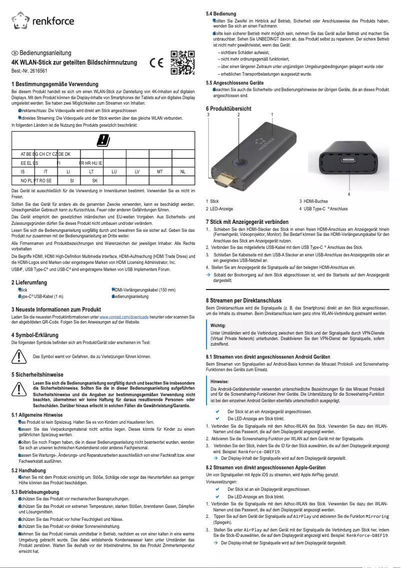 Image de la première page du manuel de l'appareil RF-SSD-300