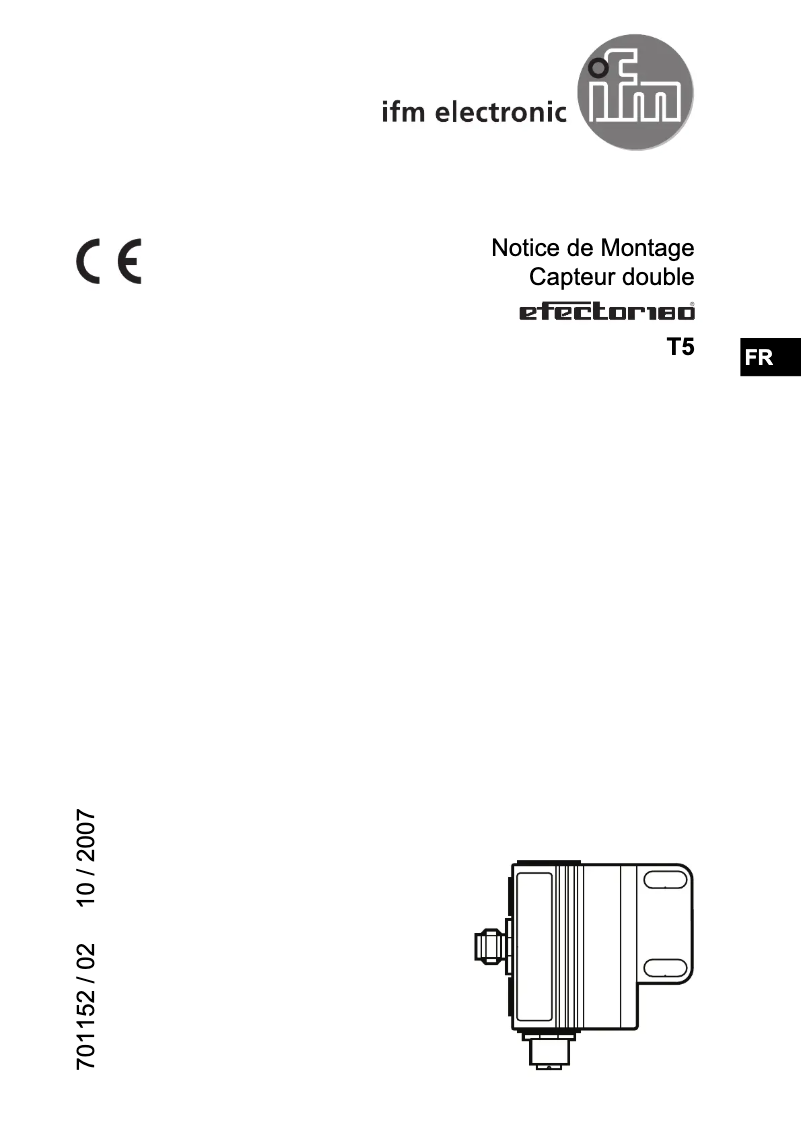 Page 1 de la notice Manuel utilisateur IFM AC2306