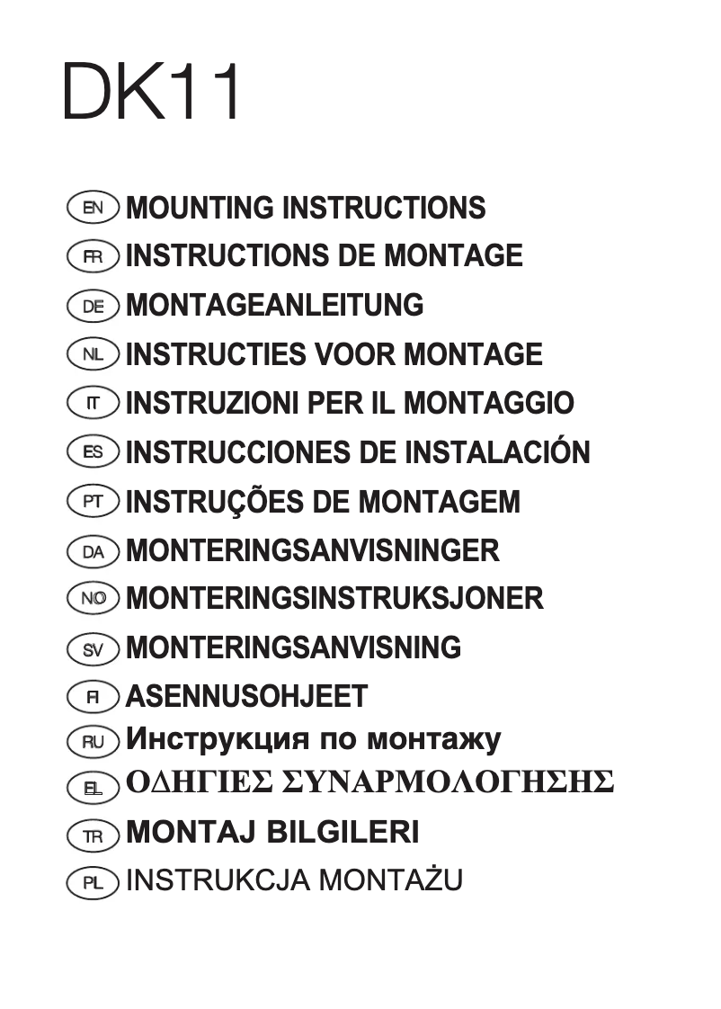 Page n°1 - Guide d'installation Electrolux EDH3684PDE