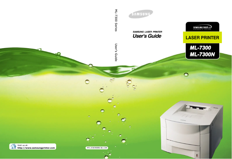 Page 1 de la notice Manuel utilisateur Samsung ML-7300AG